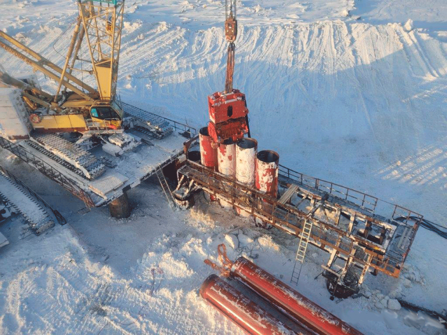Причал по отгрузке угля на маршруте по северному морскому пути